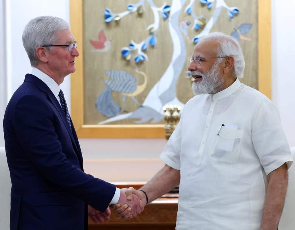 Apple's Tim Cook meets PM Modi, affirms investment commitments for India