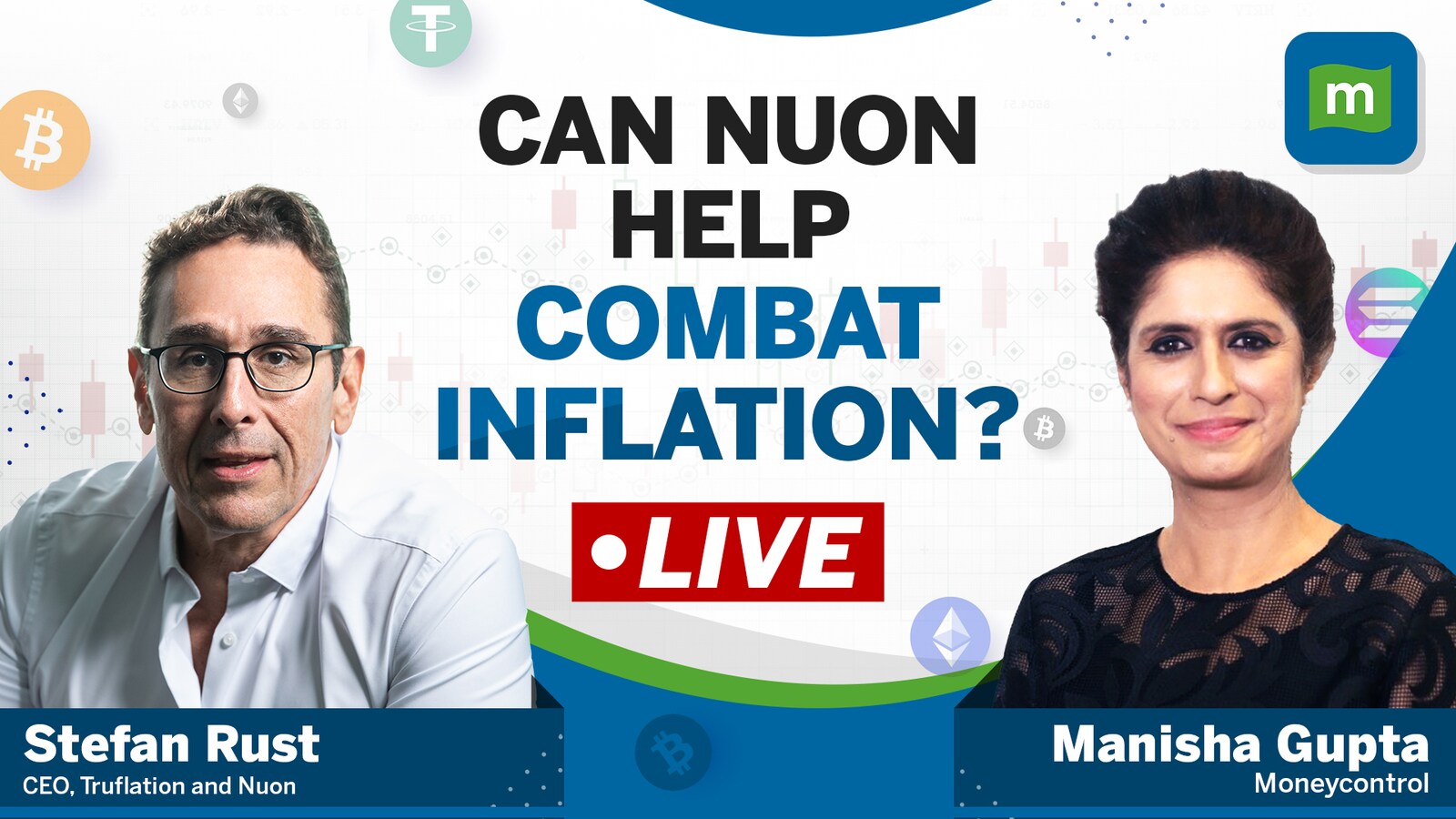 LIVE: Will this new cryptocurrency help combat raging inflation? What  Stefan Rust Of Nuon Says | Crypto...