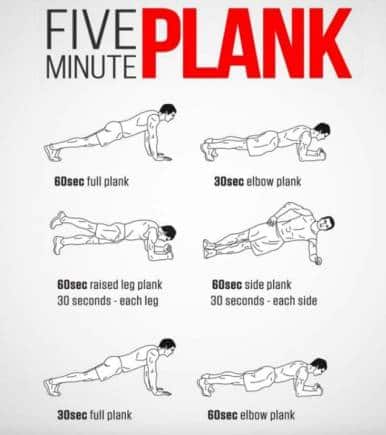 Exercise tips: Five minute plank