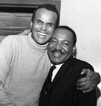 Harry Belafonte with Martin Luther King Jr. (Photo: Twitter)