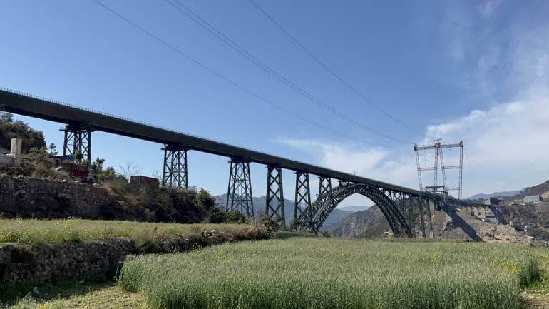Train route to Kashmir, via world's highest railway bridge, almost ready - Vimarsana News