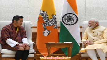 During his stay in Delhi, the Bhutanese King will hold talks with Prime Minister Narendra Modi and External Affairs Minister S Jaishankar.

