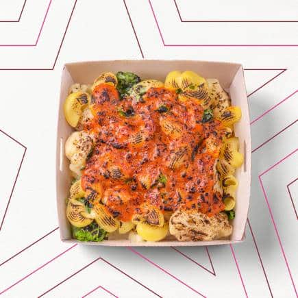 Kale & Cauli Mac & Cheese Pasta at Pret A Manger, BKC, Mumbai.