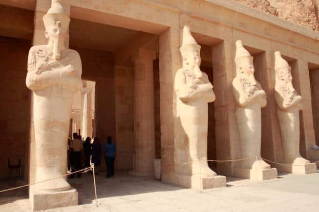 On the East Bank of Nile is the Luxor temple built by Pharaoh Amenhotep III with its avenue of sphinxes, statues of Ramesses II and the gigantic colonnades. (Photo: Anita Rao Kashi)
