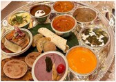 Food on silver thali at Nita Mukesh Ambani Cultural Centre (NMACC). Shradha Kapoor, Maheep Kapoor share pictures