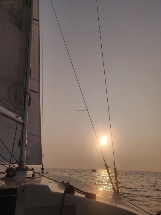 Sailing in Goa is a chance to get acquainted with the coastline, learn about wind speed, geography, physics, and the impact of climate change on the seas, all while watching the sun set over the horizon.