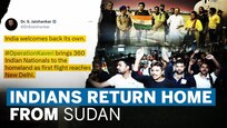 Operation Kaveri: Indians Chant 'Bharat Mata Ki Jai' As They Return Home From Sudan