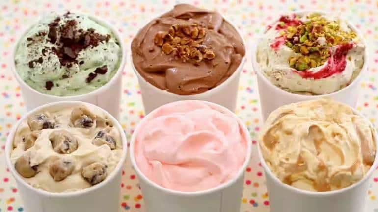 Taj Ice Cream's hand-churned desserts. (Photo by Deepali Nnadwani)