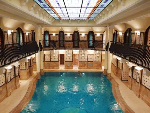 The bath at the Corinthia hotel, Budapest. (Photo: Ashwin Rajagopalan)