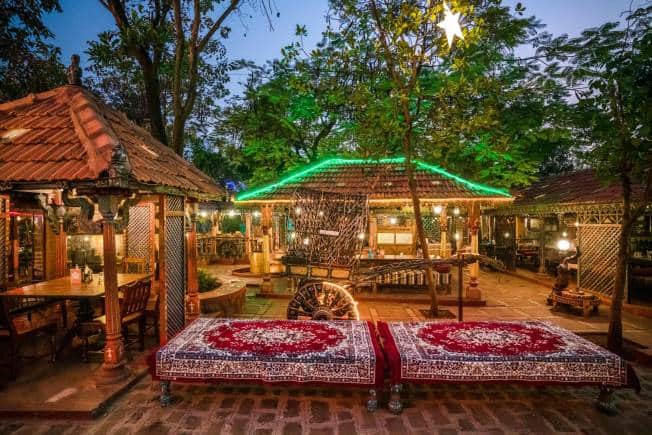 The rustic ambience at Kinara Village.