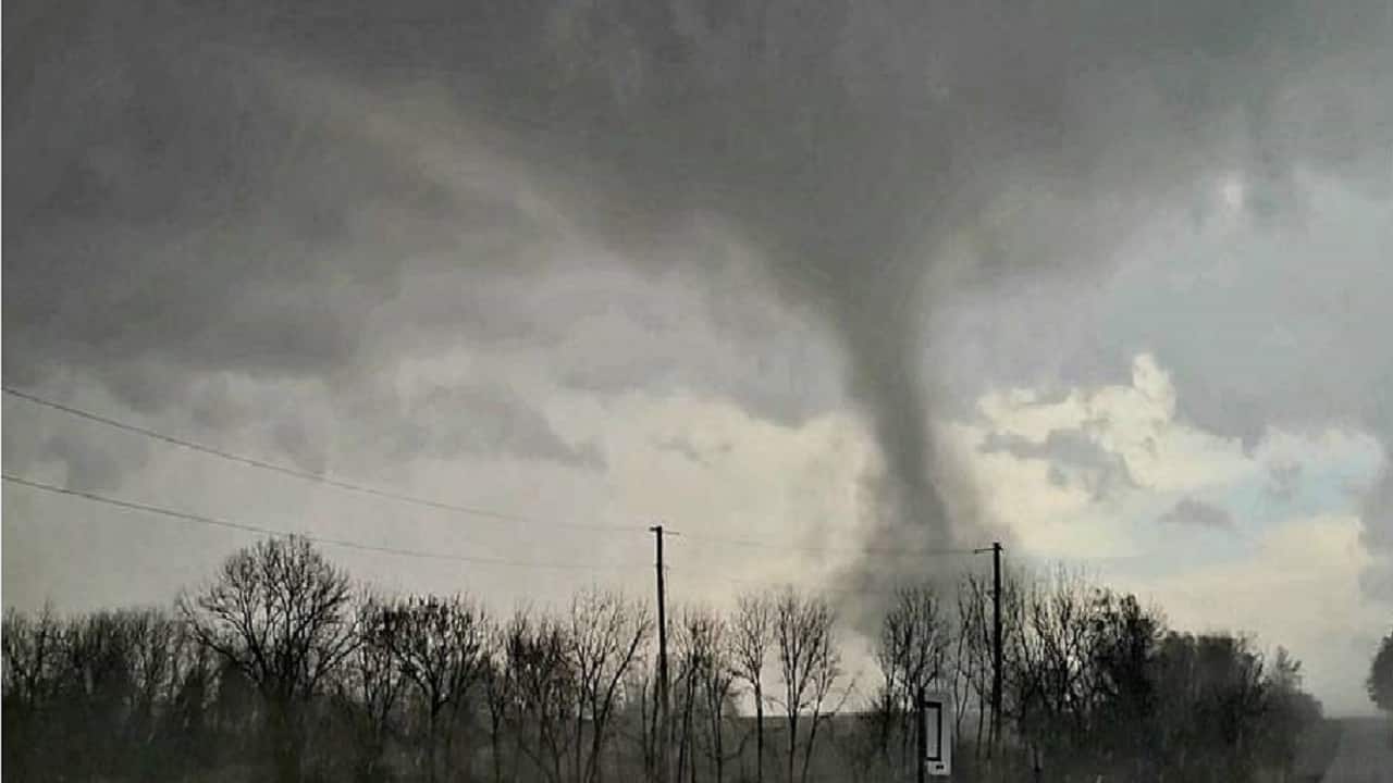 The turbulent weather occurred a week after a swarm of thunderstorms unleashed a deadly tornado that devastated the Mississippi town of Rolling Fork in US. 