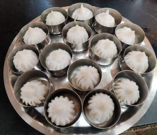 Ukdiche modak at Patil Khanaval.