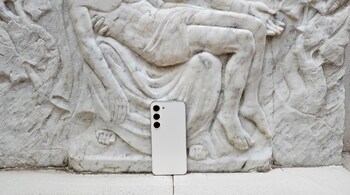 The Samsung Galaxy S23 on display