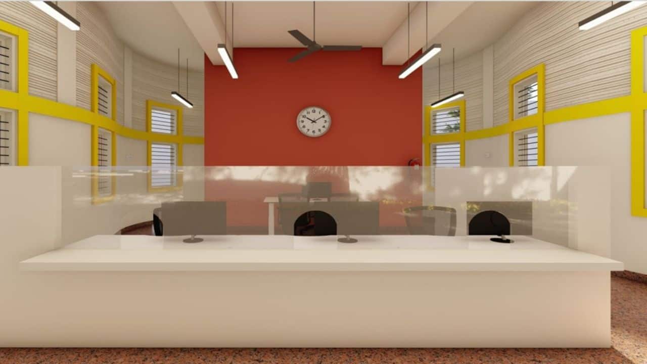 Model of the interiors.