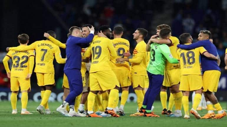 Soccer: Dominant Barcelona Beat Espanyol To Clinch 27th LaLiga Title