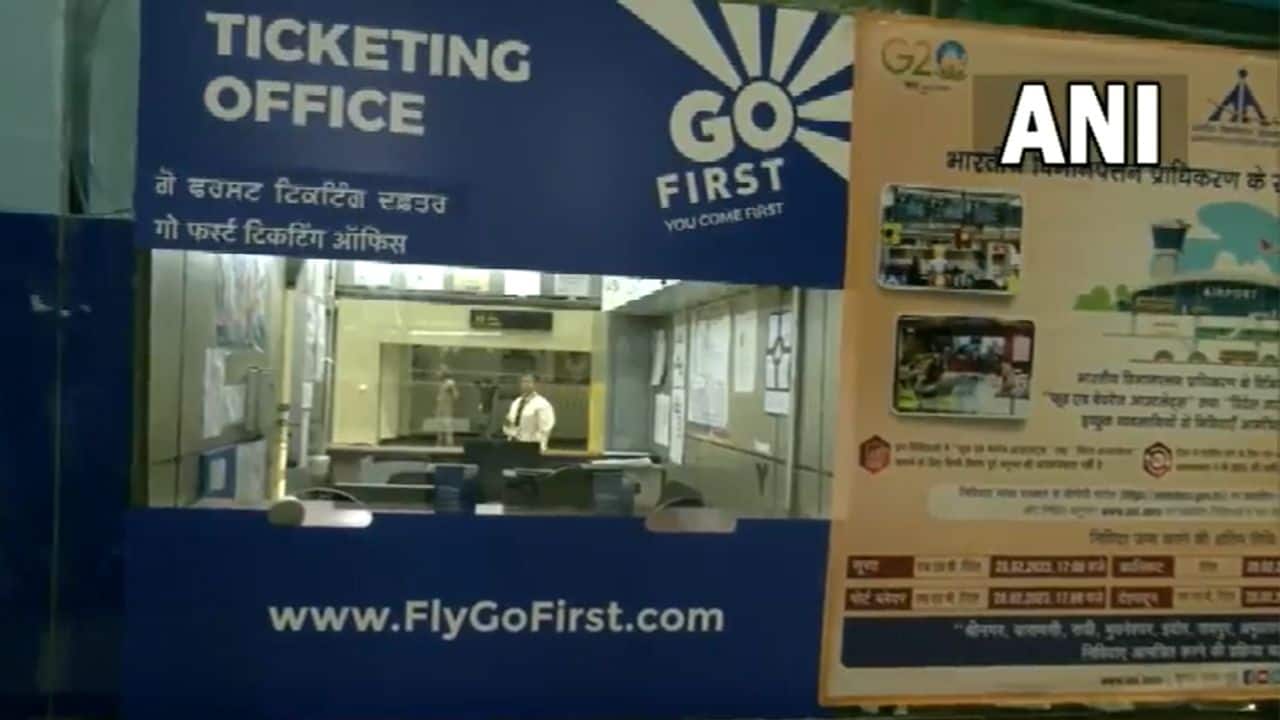 DGCA has sought a reply from Go First Airlines within 24 hours of the issuance of the show cause notice. In this regard, Go First Airlines said that due to the non-supply of engines by the US-based Jet engines manufacturer, operations will remain cancelled. (Image: ANI)