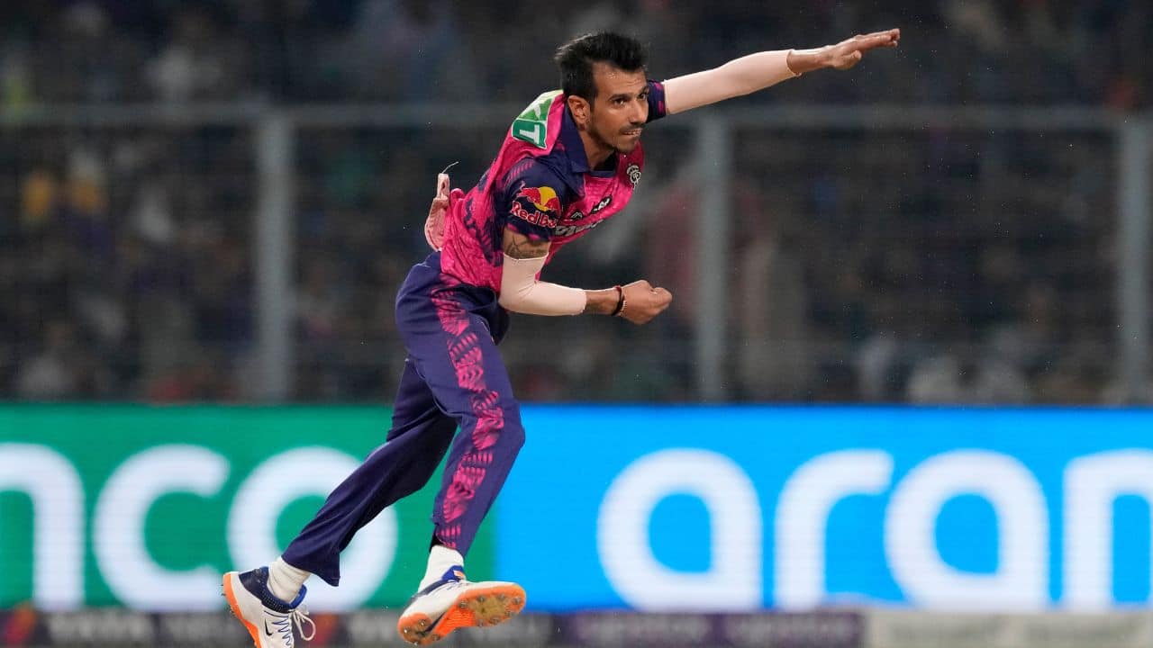 Leg-spinner Yuzvendra Chahal became the leading wicket-taker in Indian Premier League history as Rajasthan Royals crushed Kolkata Knight Riders by nine wickets on May 11. Chahal grabbed 4-25 to surpass Dwayne Bravo’s record of 183 and stretch his wickets tally for the season to 21. (Source: AP)
