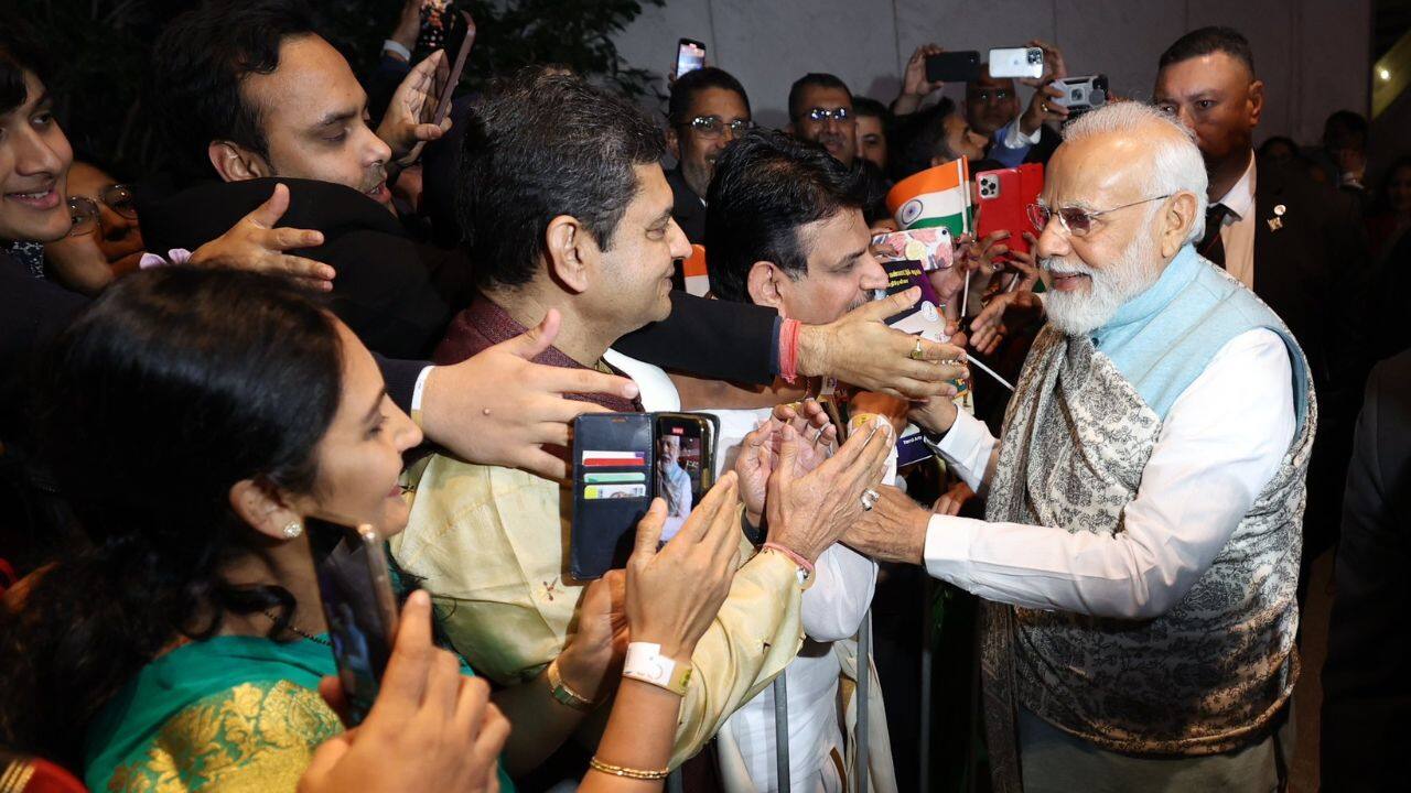 During his visit, PM Modi will hold talks with his Australian counterpart Anthony Albanese and attend a community event to celebrate the country’s dynamic, diverse Indian diaspora. PM Modi will also meet Australian business leaders to drive Australia’s growing trade and investment relationship with India and take forward opportunities from Australia-India CEO Forum held in Mumbai in March. (Image: Twitter @narendramodi)