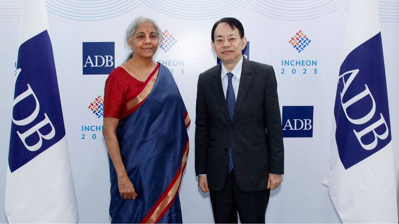 During her South Korea visit, Sitharaman will not only interact with global business leaders and investors in roundtables but also engage with the community Diaspora. (Image: Twitter @FinMinIndia) (With inputs from agencies)