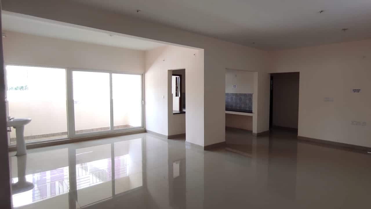 The hall cum dining area.