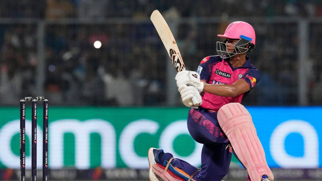 “Jaiswal’s innings was praiseworthy,” Rana said. “I bowled first (over) because I thought I could gamble as a part-timer and get the in-form Jaiswal out but it was his day. (Source: AP)