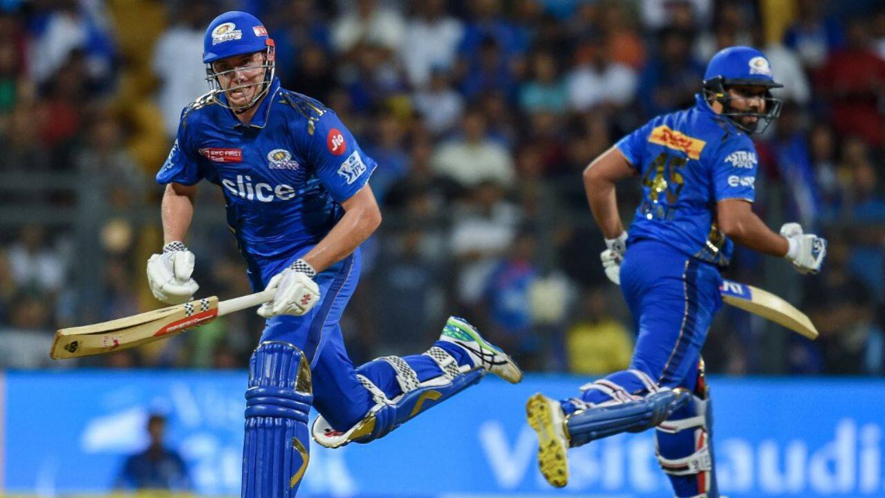 Green's 47-ball 100 not out and a 56 by Rohit in Mumbai's successful chase of 201 has suddenly made the IPL heavyweights, who last won the IPL in 2020, favourites in the knockout clash against Lucknow. The 23-year-old Green was the second-most expensive player in IPL history when Mumbai bought him for $2.11 million in this season's auction. (Image: AFP)
