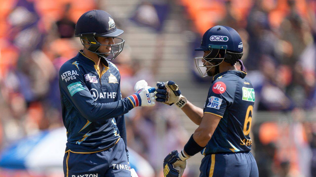 It was Gujarat’s fourth win against Lucknow since 2022. Gill notched up his second-highest individual score for Gujarat and put on 142 runs off 74 balls for the first wicket with Wriddhiman Saha. (Source: AP)