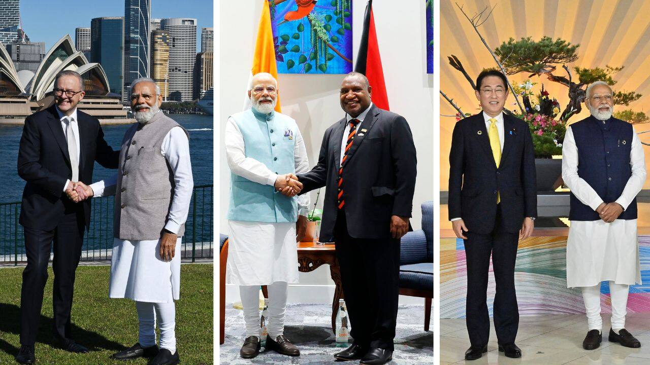 In the last few days, PM Modi has travelled across three countries holding multiple meetings only to return home for what it looks like a packed day at work. Throughout his visit, the PM held meetings with more than 12 global leaders. He participated in three summits and participated in more than 50 engagements. (Image: AP)