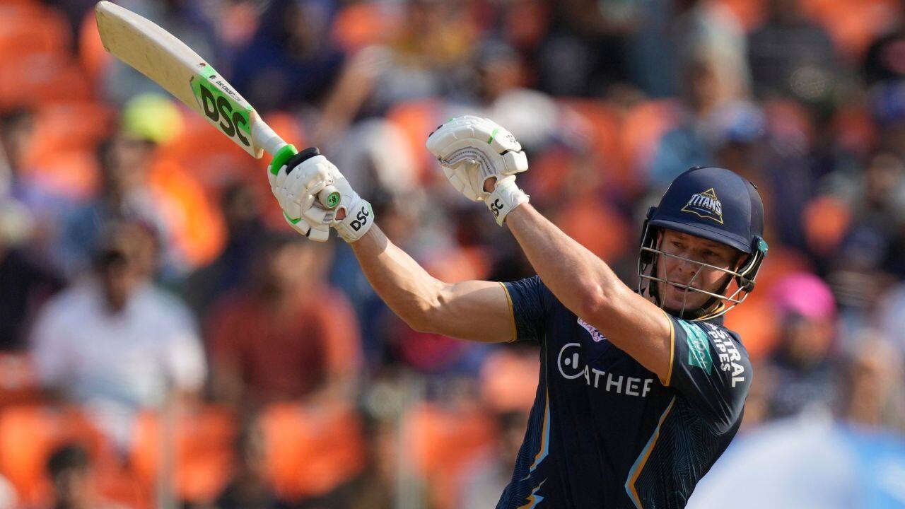 David Miller provided the finishing touches with 21 not out as Gujarat easily exceeded the 200-mark. (Source: AP)