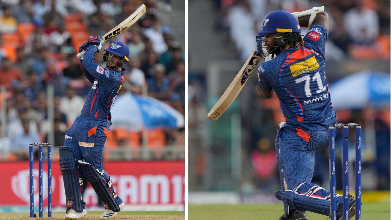 Lucknow made a fiery start in response as de Kock and Kyle Mayers (48) put on 88 off 50 balls for the opening stand. Playing his first game of the season, de Kock hit three sixes and seven fours, reaching 50 off 31 balls. (Source: AP)