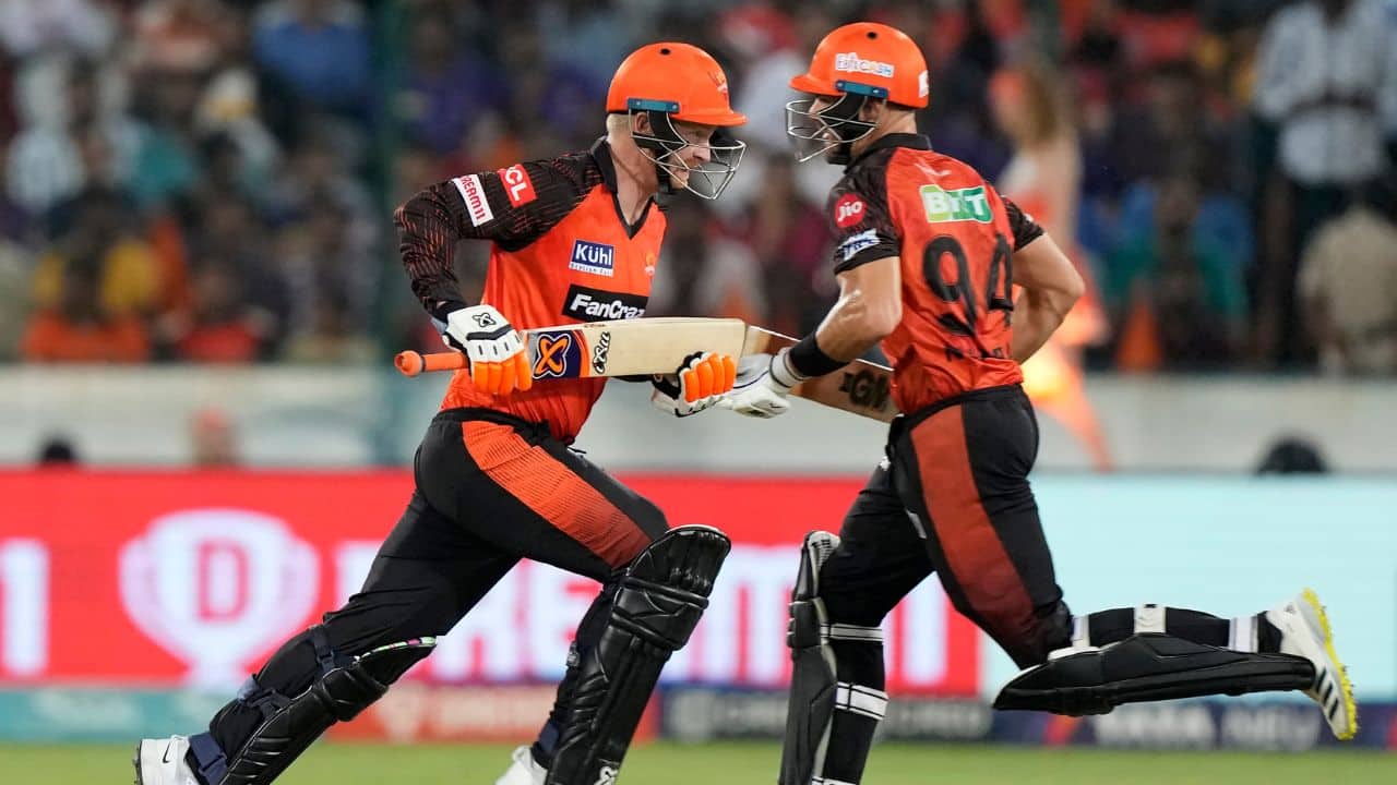 Like with Kolkata’s innings, the middle order propelled Hyderabad’s innings too. Skipper Markram and Heinrich Klaasen put on 70 off 47 balls for the fifth wicket. This is where the game turned for Kolkata with both set batsmen dismissed in the space of three overs. (Source: AP)