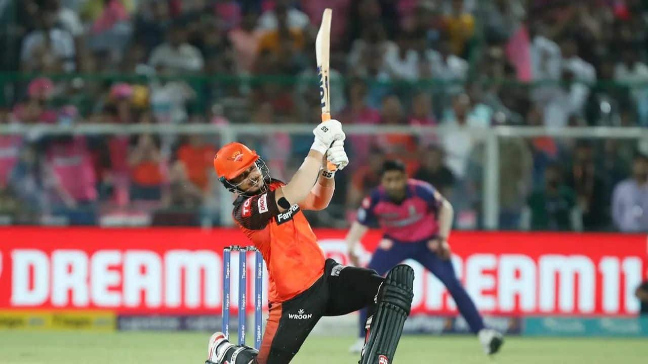 Samad quickly smacked the free hit for six as Rajasthan lost a game it thought it had won just a minute earlier. Samad finished with a run-a-ball 17 not out, with Glenn Phillips’ 25 off seven balls making the chase possible. Hyderabad finished on 217-6, propelled by Abhishek Sharma’s 55 off 34. (Image: IPL)