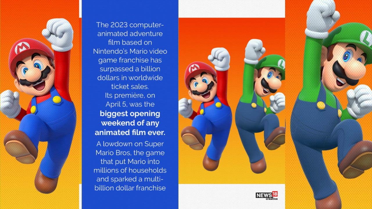 The Super Mario Bros. movie crosses a billion dollars in worldwide