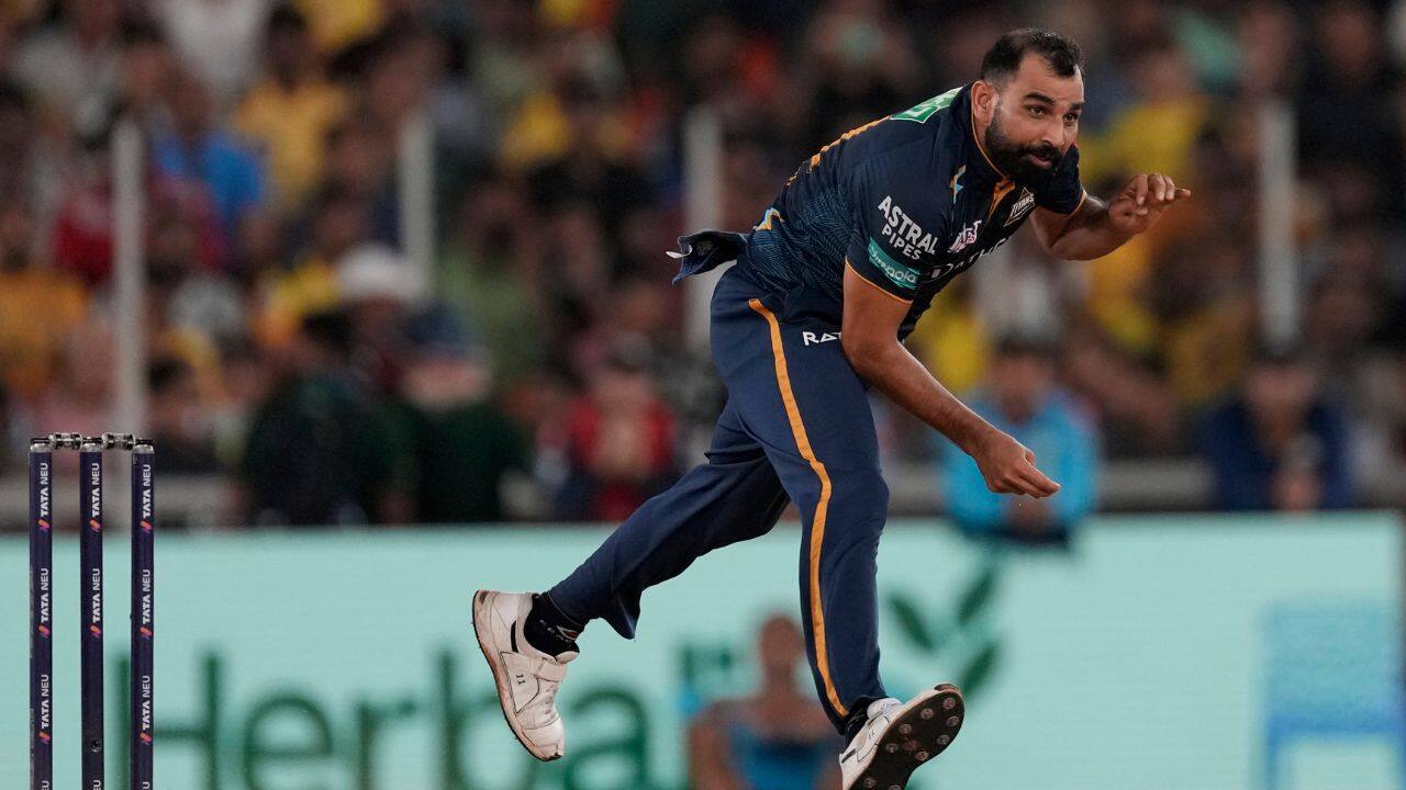 Gujarat Titans’ pacer Mohammed Shami walked away with the ‘Purple Cap’ for the most wickets in the IPL 2023 following his side’s loss to Chennai Super Kings in the final at Ahmedabad on May 29. In 17 matches, Shami took 28 wickets. (Image: AP)