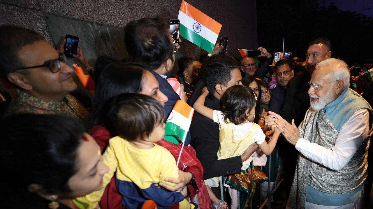 Modi arrived here from Papua New Guinea, where he held talks with his counterpart James Marape and took stock of their bilateral relations. He also discussed ways to further augment cooperation in areas like commerce, technology, healthcare and climate change. (Image: Twitter @narendramodi)