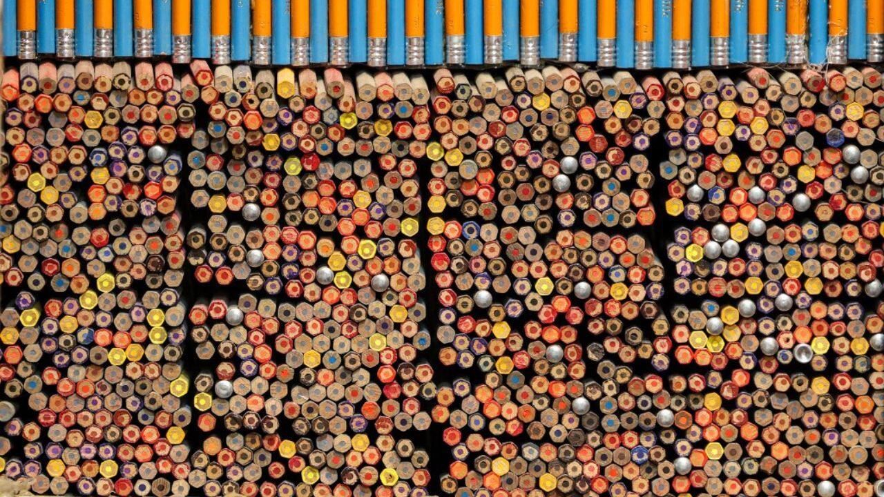 A drawing lover since childhood, Rafi has always adored pencils and, after his technical studies in the 1980s, began his professional life in a pencil manufacturing company before opening his shop. (Source: AFP)
