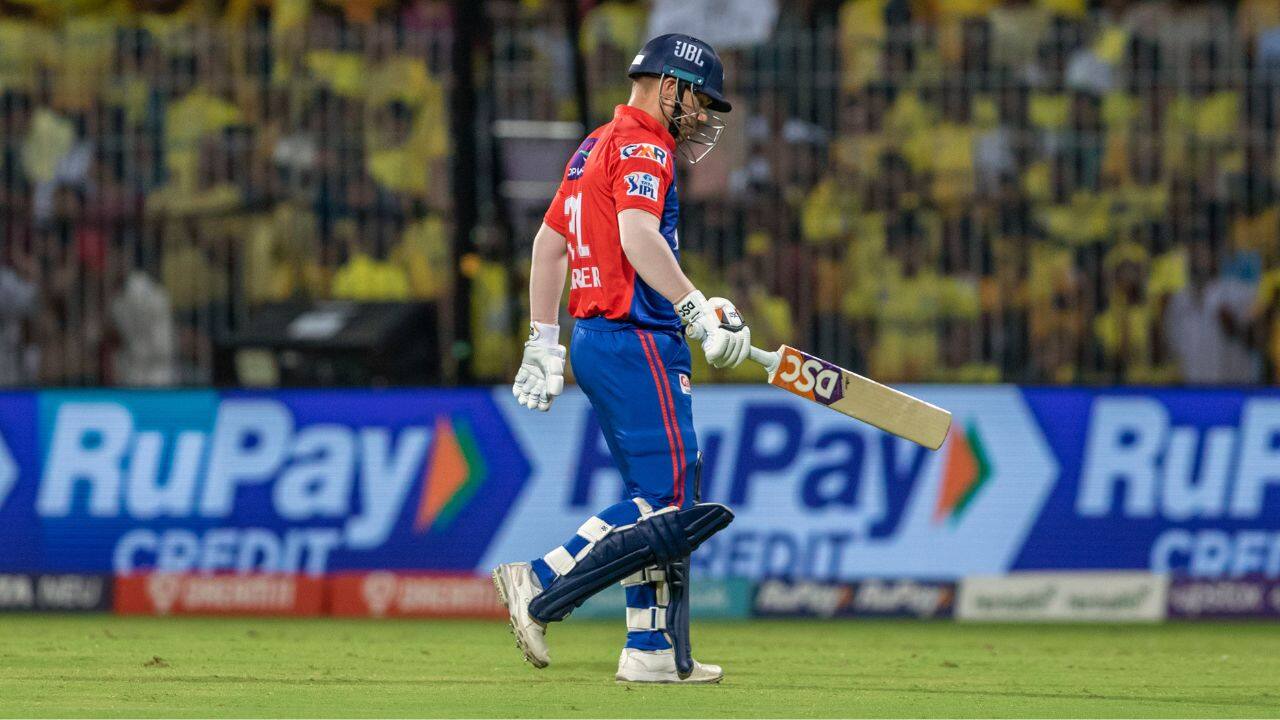 Chennai moved to No. 2 with 15 points behind table-topper Gujarat Titans (16 points). The defeat pushed Delhi to the brink of elimination from the playoff race with eight points from 11 games. Warner was outdone by the slowness of the pitch as he gave a straightforward catch to Ajinkya Rahane in the covers off fast bowler Deepak Chahar’s second ball. (Image: AP)