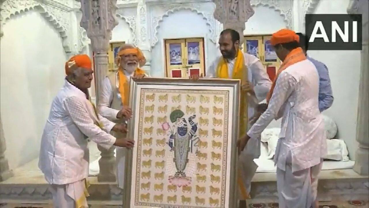 Among the projects, Modi will lay the foundation stones for road construction projects for upgradation to two-lane in Rajsamand and Udaipur and for redevelopment of the Udaipur railway station. He will also lay the foundation stone for gauge conversion project and for setting up of a new line from Nathdwara to Nathdwara town in Rajsamand. (Image: ANI video grab) (With inputs from agencies)