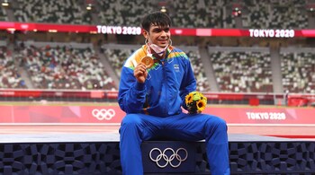 In the weight room, Chopra does 100kg snatches and squats 200kg, more than twice his bodyweight.