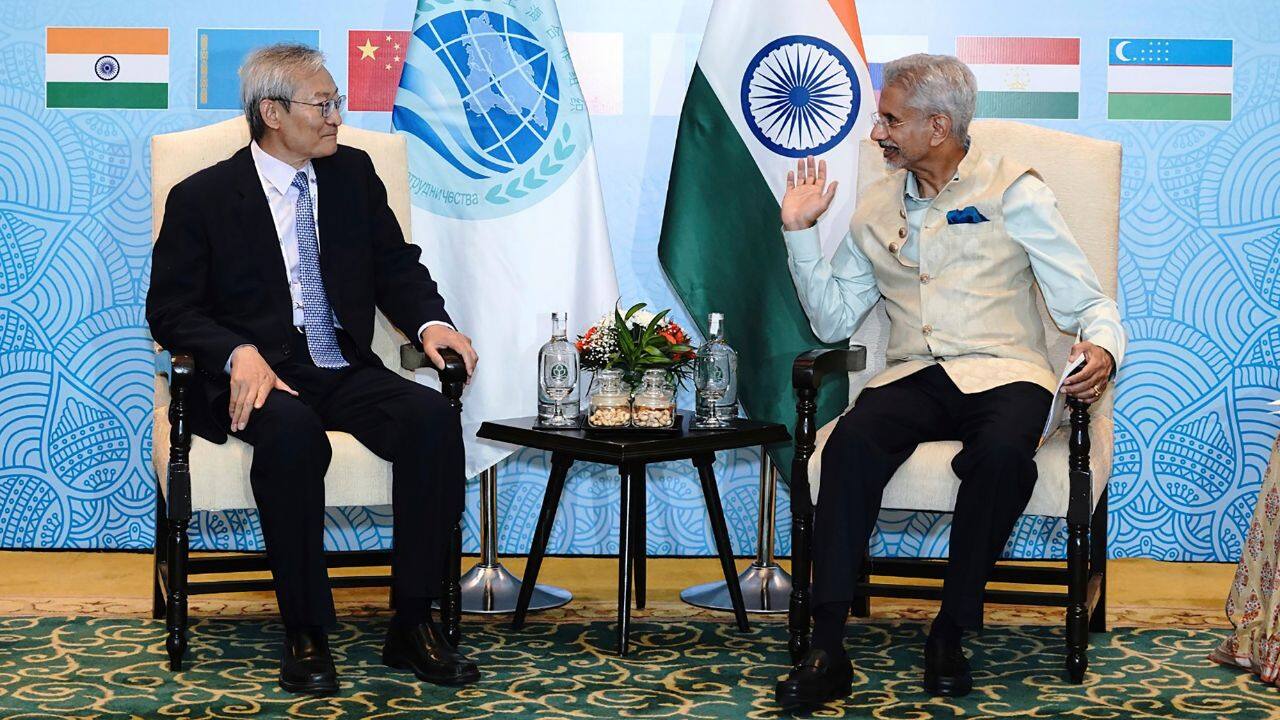 Earlier in the day, Jaishankar held a bilateral meeting with the Secretary General of Shanghai Cooperation Organisation (SCO), Zhang Ming. The theme for India’s chairmanship of SCO in 2023 is ‘Secure-SCO’. (Image: AP) (With inputs from ANI)