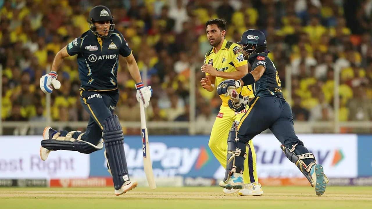 Earlier, Chennai’s early lapses in the field gave Gujarat momentum. Deepak Chahar missed catching chances against Shubman Gill and Wriddhiman Saha. (Image: IPL) Earlier, Chennai’s early lapses in the field gave Gujarat momentum. Deepak Chahar missed catching chances against Shubman Gill and Wriddhiman Saha. (Image: IPL)