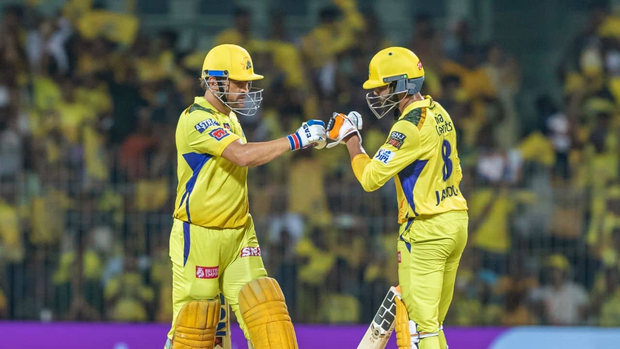 Chennai, which won the toss and elected to bat, struggled in the first half but Ravindra Jadeja (21) and captain Mahendra Singh Dhoni (20) lifted the total to 167-8. (Image: AP)