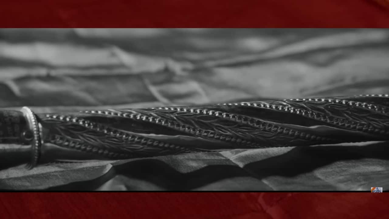 Addressing a press conference, Shah said ‘Sengol’ symbolises the transfer of power from British to India, just as it was originally used to mark the handing over power from one king to another during the Chola dynasty in Tamil Nadu. (Image: PIB video grab)