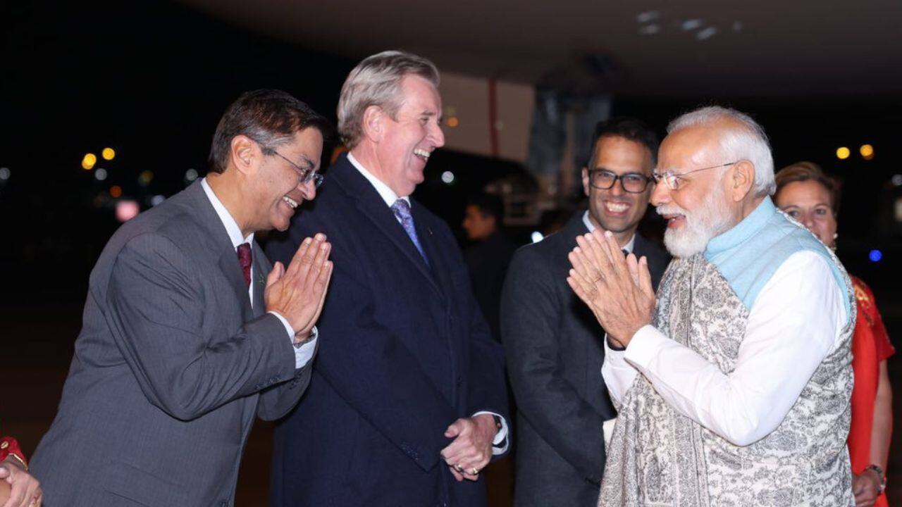After US President Joe Biden pulled out from the scheduled Quad Summit that was cancelled and later held on the sidelines of the just concluded G7 summit in Hiroshima, the prime minister decided to proceed with his visit to Sydney. (Image: Twitter @MEAIndia)