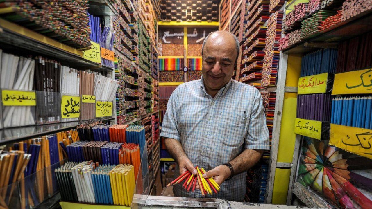 He knows that, in the days of high-tech and touch-screens, the humble coloured pencil has had its golden age, looking back nostalgically at the past century when all children carried them in their school bags. (Source: AFP)