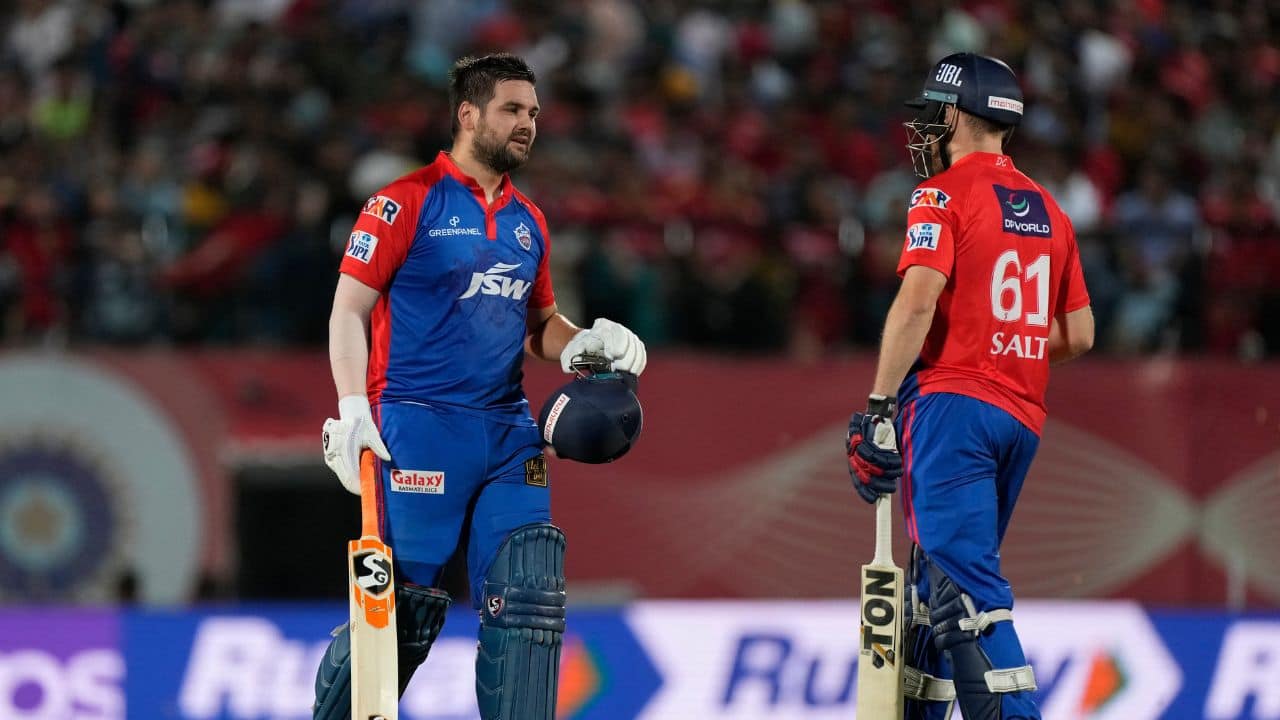 Shaw also holed out in the deep to give Sam Curran (2-36) his second wicket before Rossouw and Phil Salt smashed 65 runs in the last five overs. (Source: AP)