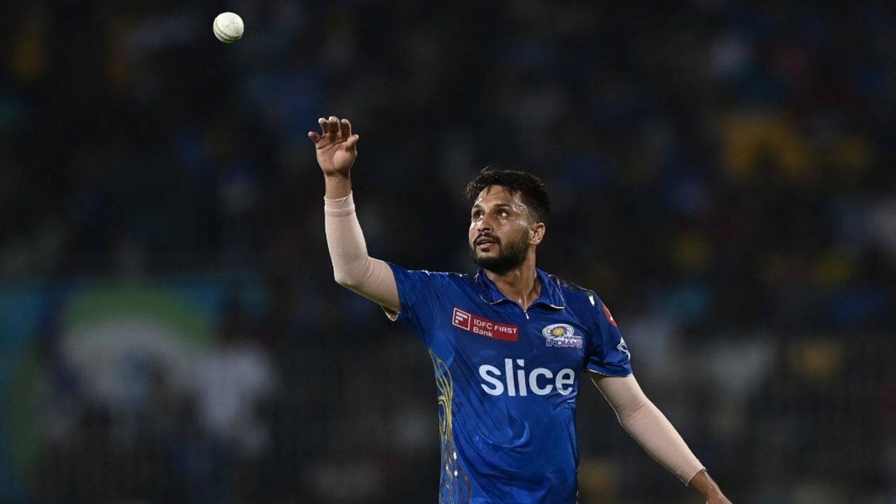 Akash Madhwal took five wickets for as many runs to lead Mumbai Indians to a crushing 81-run win in the second IPL playoff game and knock Lucknow Super Giants out of the tournament on May 24. (Image: AFP)