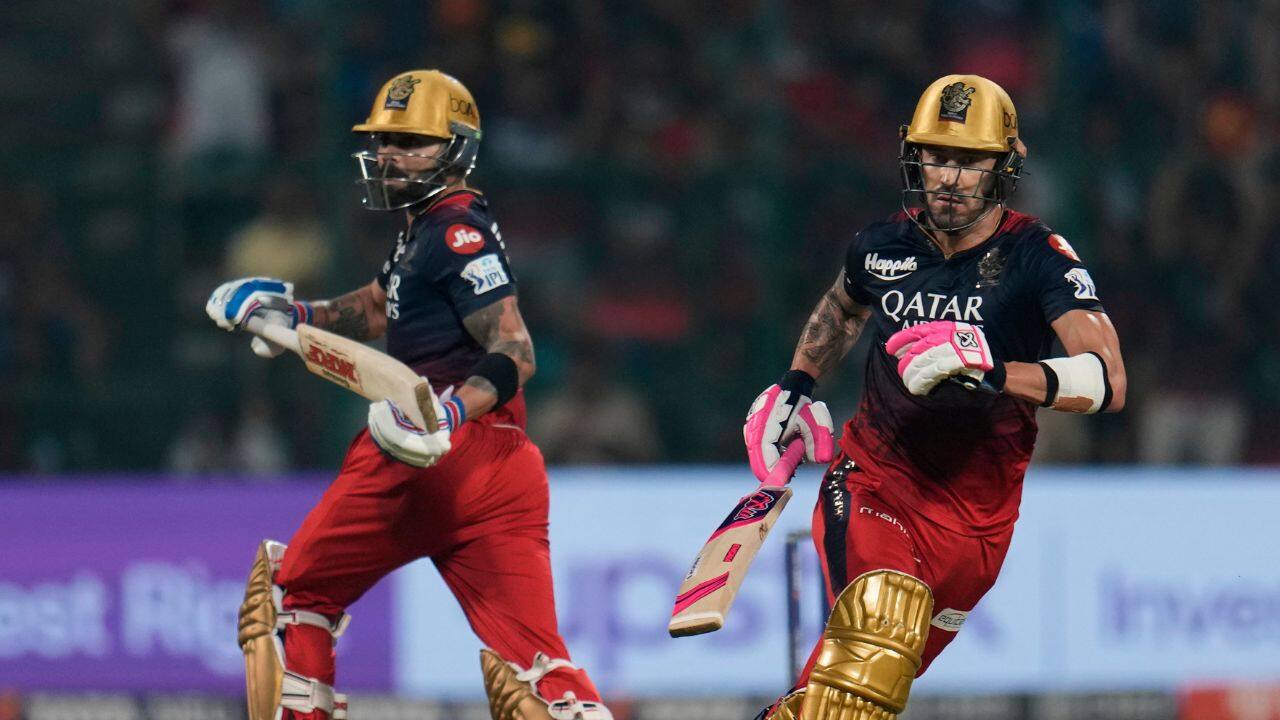 After the start was delayed by nearly an hour because of rain, Kohli and captain Faf du Plessis combined in a 67-run opening stand off 43 balls. (Source: AP)