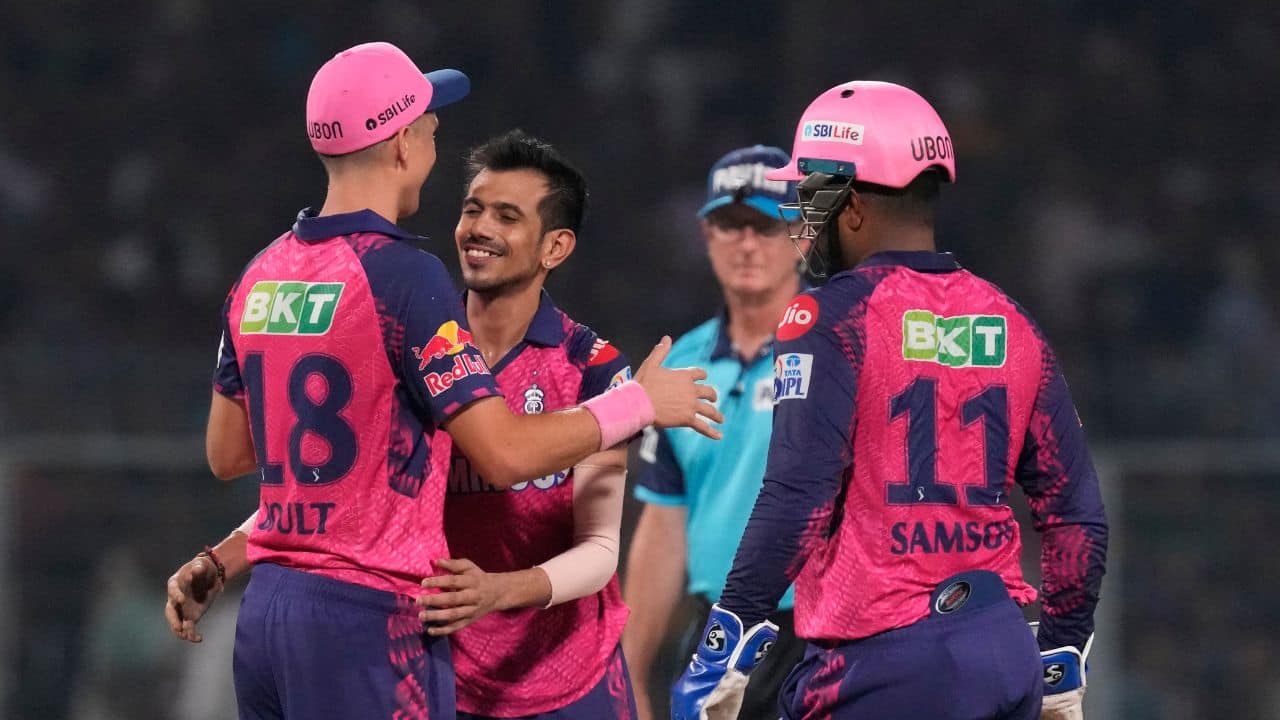Chahal then squeezed the runs in the middle overs with his sharp legspins and googlies. Chahal had the big wickets of top-scorer Venkatesh Iyer, who made 57 off 42 balls, and Rana as both tried to accelerate by going for big shots. (Source: AP)