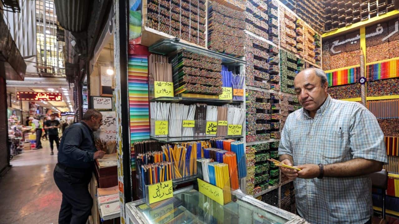 Finding his shop requires a veritable treasure hunt through the maze of alleys and passages of the storied market in the heart of the Iranian capital. (Source: AFP)
